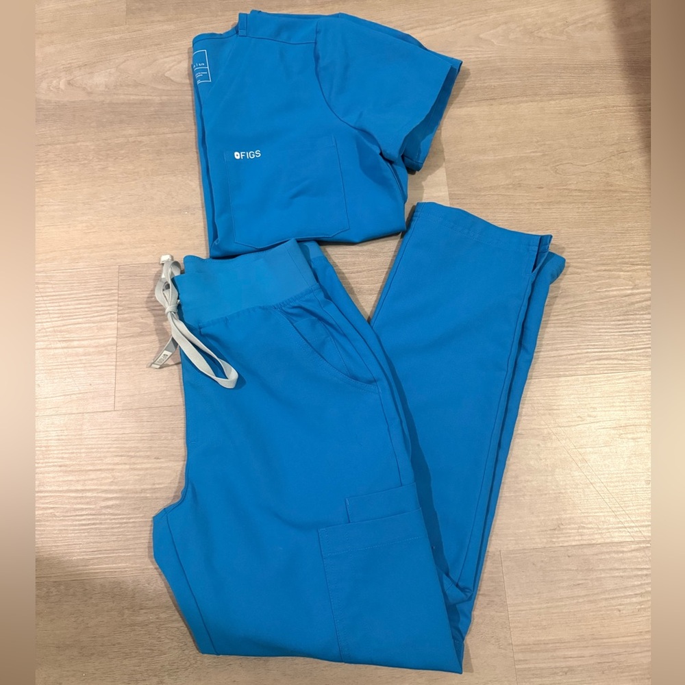 Figs Scrubs Set Small Petite Teal